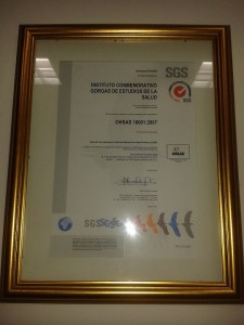 certificado de OHSASweb